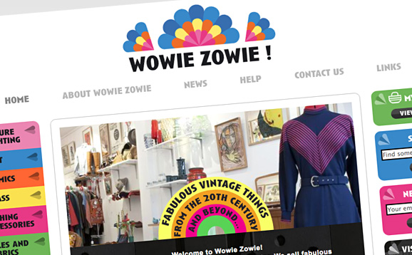 Wowie Zowie, Website Design and Build - image 1