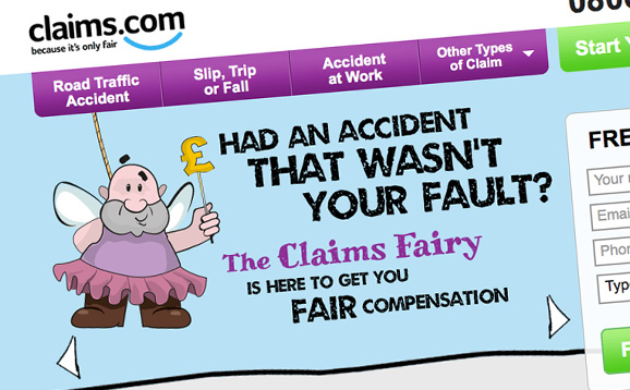 Brilliant Law, Claims.com website - image 1