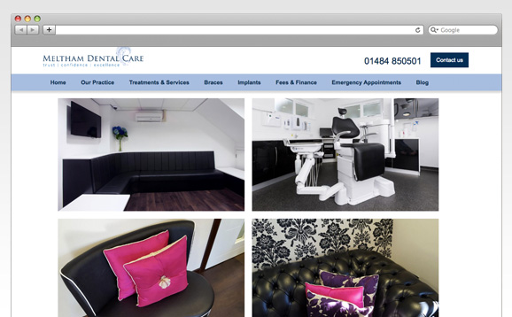 Meltham Dental Care, Website Design & Build - image 3