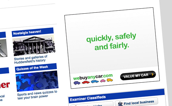 webuyanycar.com, 'Quick, Safe, Fair' Online Ads - image 2